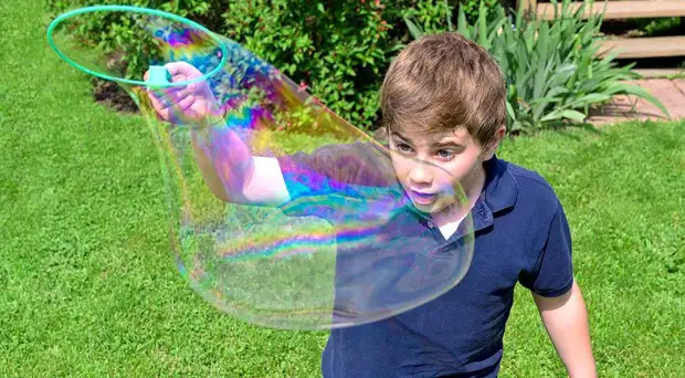 Giant Soap Bubbles.