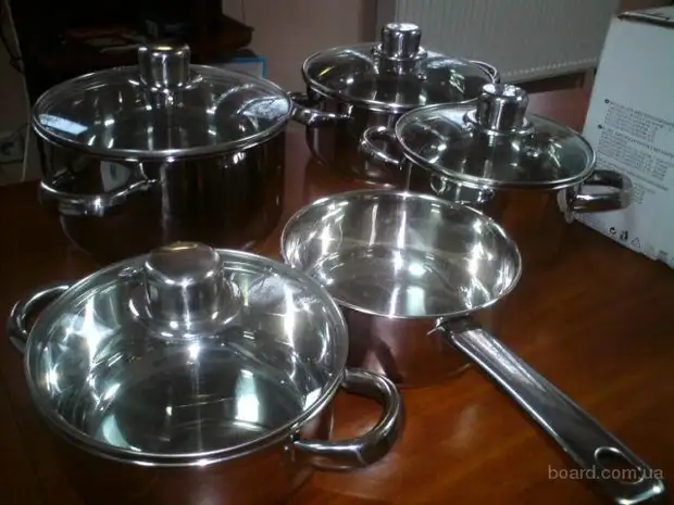 Bata pane yakachena Saucepans "Feorina Joy"