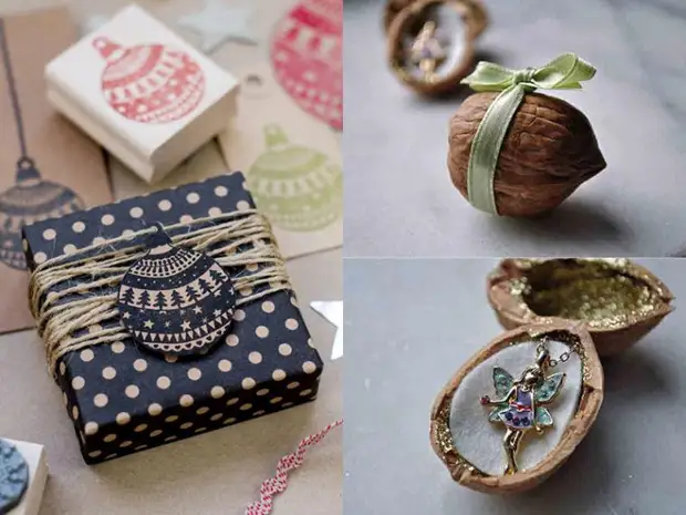 Packaging gifts for the new year