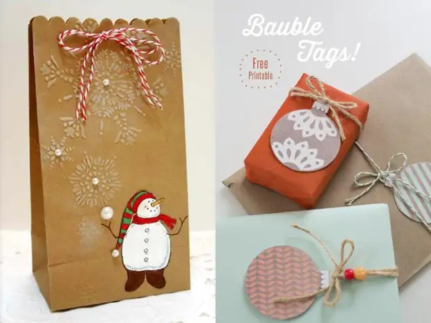 Packaging gifts for the new year