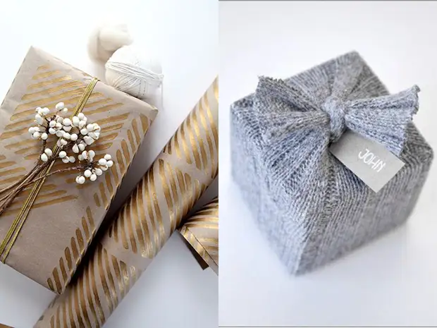 Packaging gifts for the new year