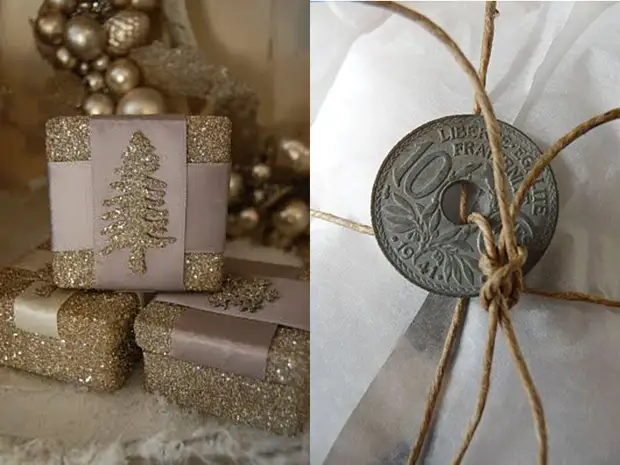 Packaging gifts for the new year