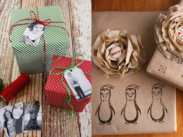 Packaging gifts for the new year