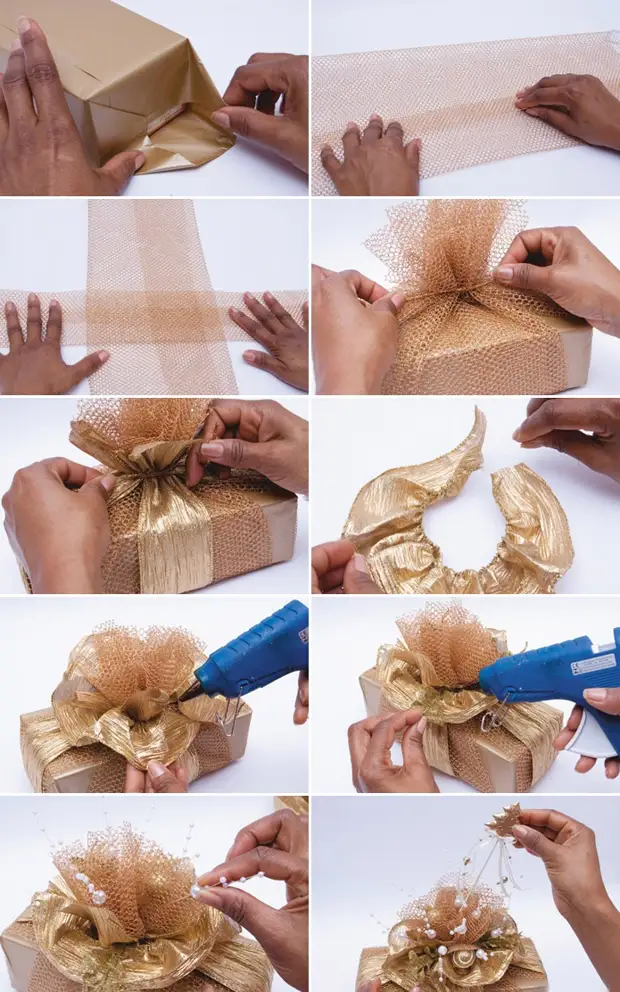 Packaging gifts for the new year