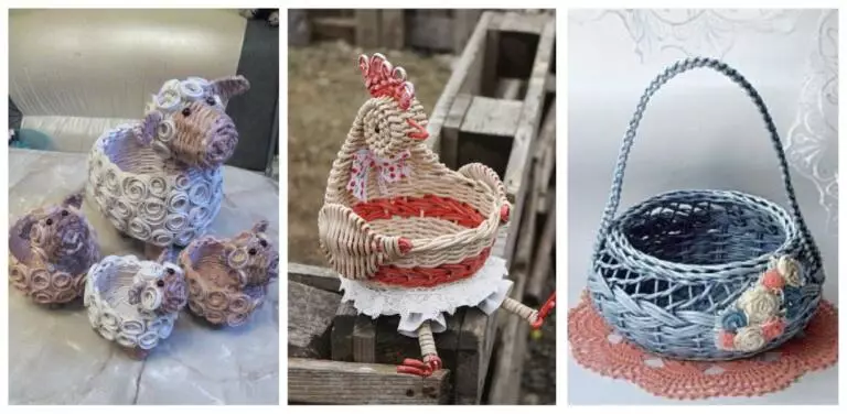 Décoration de vigne de papier de Pâques: 30 exemples spéciaux