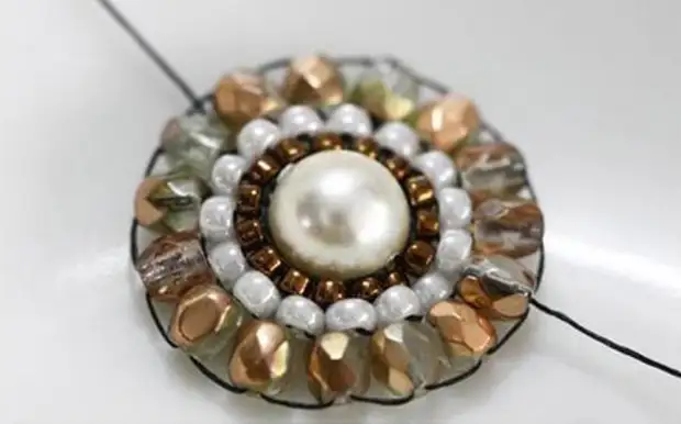 Vintage Bracelet aus Perlen