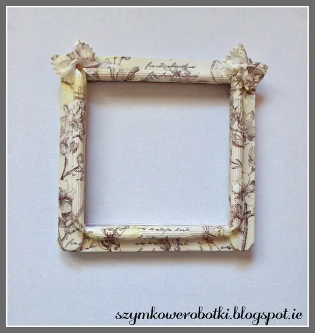 Frame van pasta en sticks van ijs, met decoupage (13) (661x700, 468 kb)