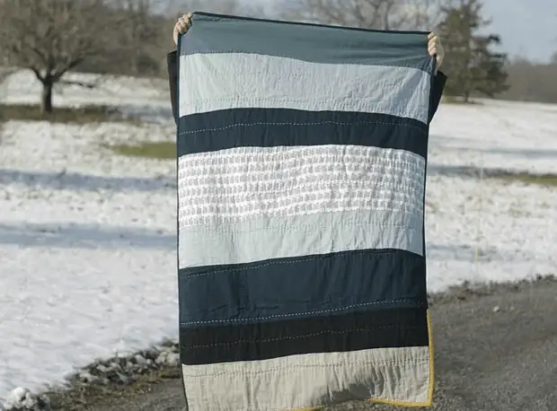 Patchwork blanket with manual set: master class