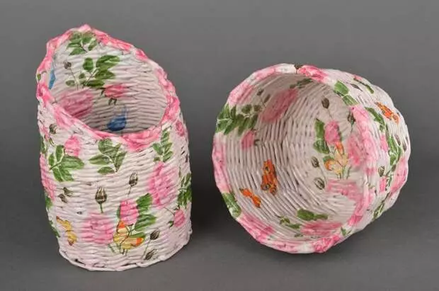 Idées originales pour la cuisine: nous faisons un panier de serviettes en papier