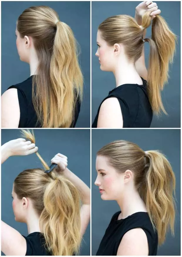 8 მარტივი hairstyles 10 წამი