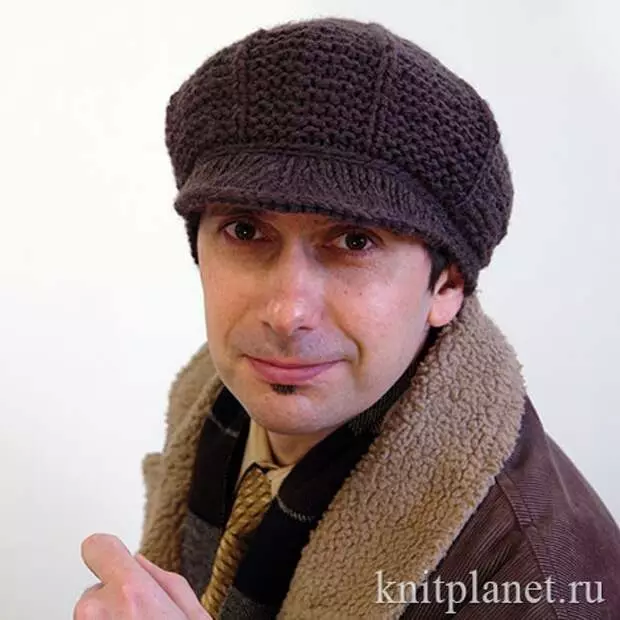 Gorra de punto de invierno masculino