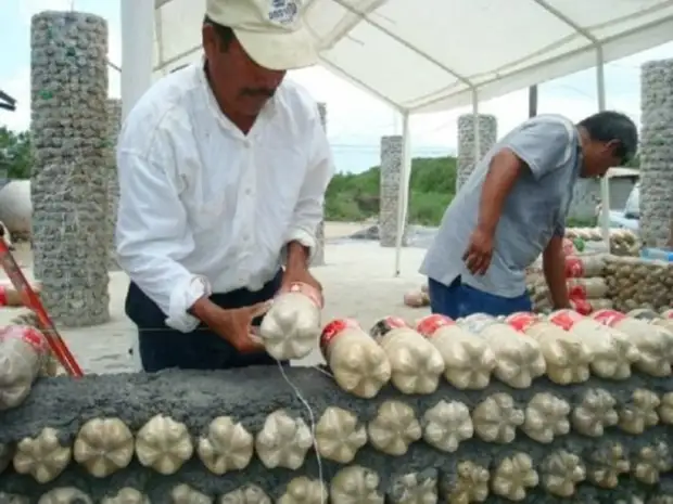 Sere de la sticle de plastic și alte idei de țară din plastic. Master Class + Video