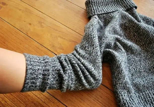 Produksi kaos kaki saka sweter