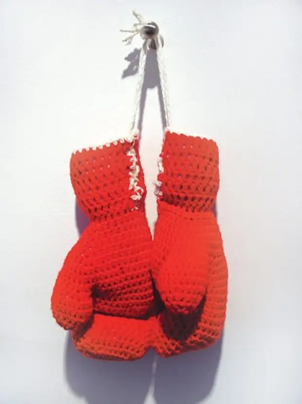 Crocheted bokshandschoenen