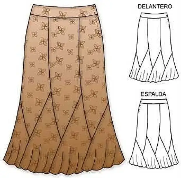 We sew yourself skirt. Many ideas and patterns