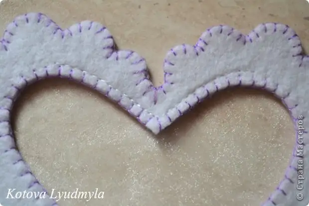 Taller de artesanía Produto Shead de costura de costura Sachet con cinta de lavanda Tela de rosca Felt Photo 15