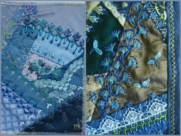 Crazy Quilt Stitches för inspiration