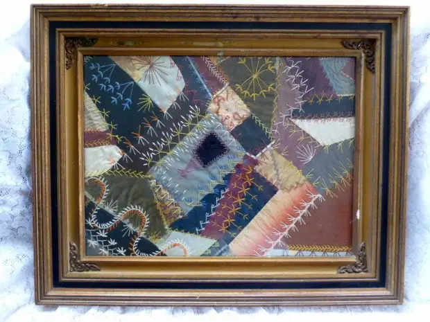 Crazy quilt stitches для натхнення