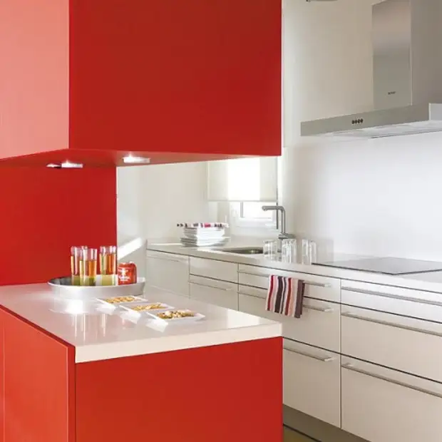 Tables in a small kitchen