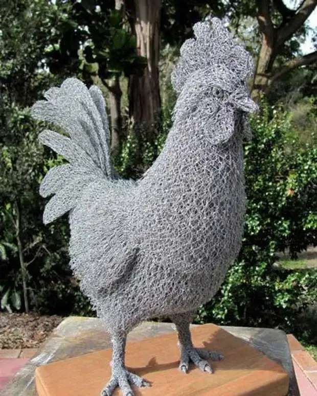 Sculptuur van Mesh-Rabita Ivan Lovatta