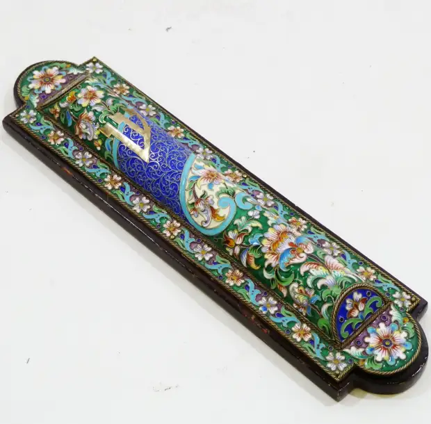 Russian Silver and Enamel. Dania na Actvary XIX wiek.