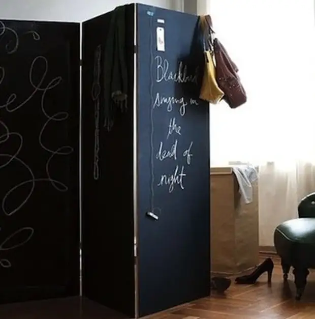 Zonailing A szoba: 8 dekoratív partíció, amit a saját kezével készíthetsz