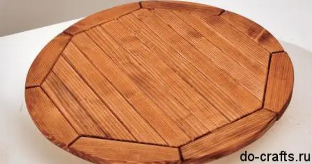 How to make a round table with your own hands Home