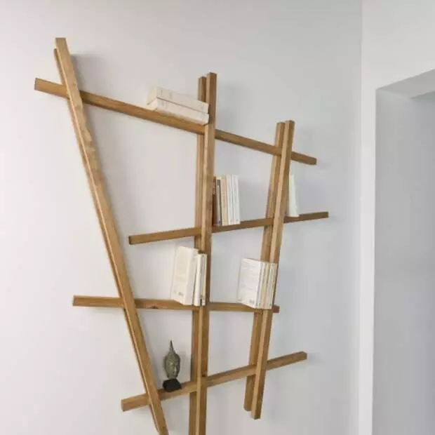 Master class: Wooden shelf without screws and nails