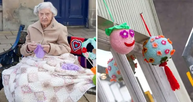 Grandmother-Yarn-Bom-UK-Souter-Stormers-Knitting-104-tahun-Grace-Brett-7