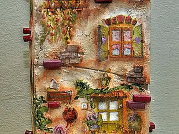 Decoupage on a brick? It happens like that!