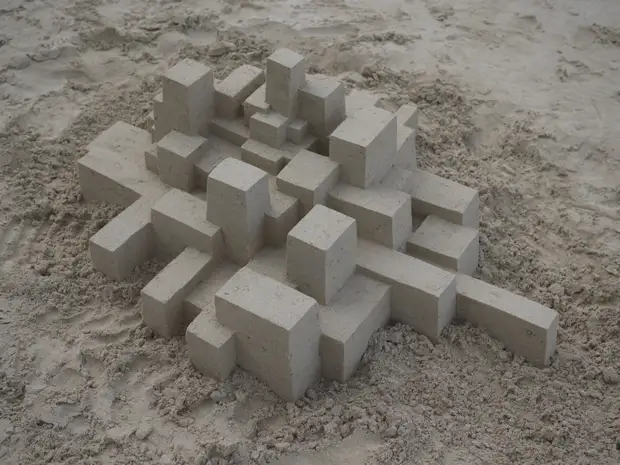 Sand Geometrie Kelvin Seiberta Architektur, Sand, Strand