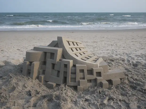 Sand Geometrie Kelvin Seiberta Architektur, Sand, Strand