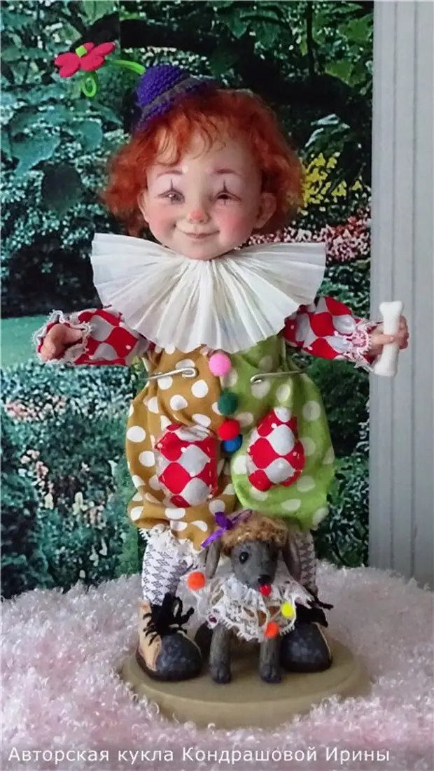 Clown. Autor's Puppe Konondrashova Irina
