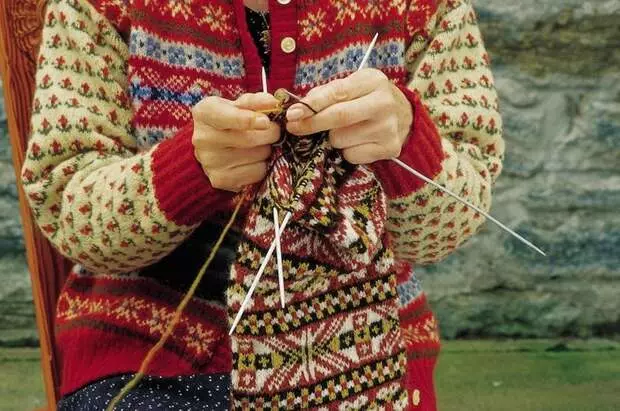 Pletenje. Tehnika. Fair Isle.