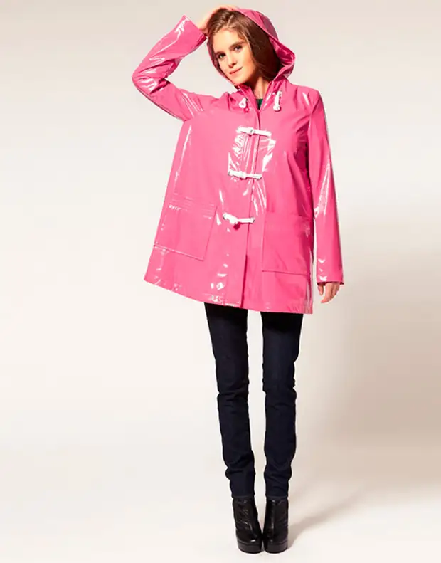 Fashionable Female Raincoats 2015 Photo.