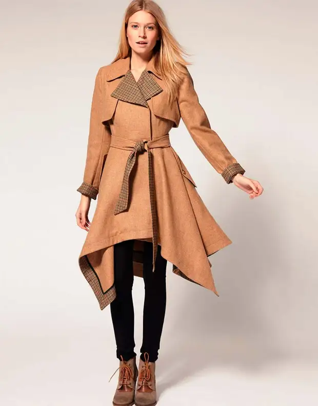 Fashionable Female Raincoat Photo