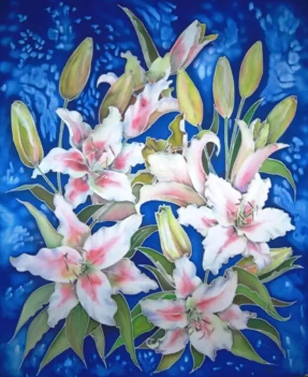 Usta sınıfı. Boyalı Panel "Lily"