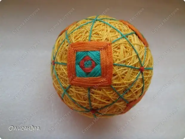 I-Craffer Crafts Product Embroidery Embroidery Tendery Temari №1 Emaphusheni mayelana nehlobo Min MK MK Isinyathelo Ngezinyathelo Intambo Yemibhalo Yesinyathelo 17