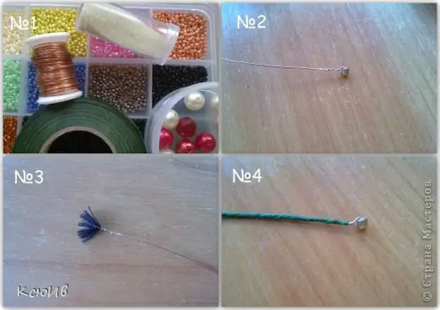 Taller Crafts Producto Ideas de chatarra + MK Pieza No. 2 Beads Beads Glue Wire Wire 2