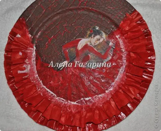 Decor Itens Master Classe Decoupage Plateka Flamenco Papel Foto 21