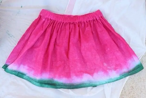 დიდი იდეა თქვენი ქალიშვილი: Cute skirt ერთად watermelon ნიმუში