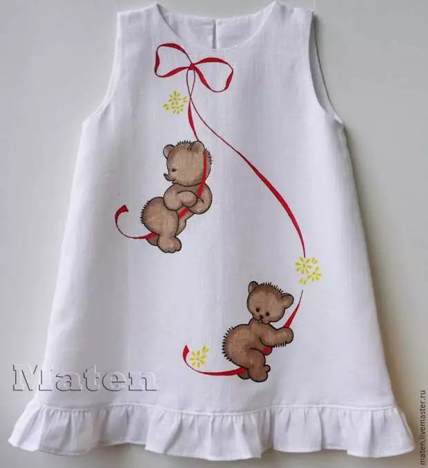 Vestidos de lino infantil