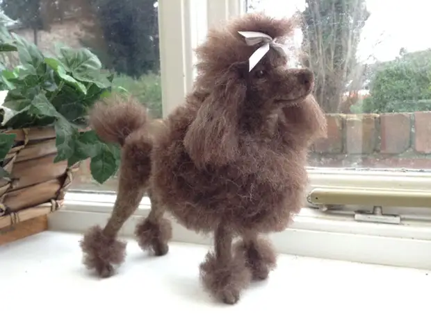 Poodle. Postiwyd gan: Chicktin Creadigaethau.