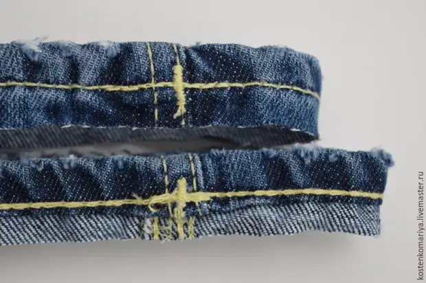 Hvordan man ryger jeans, forlader produktionsfejl