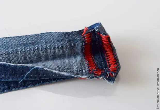 Hvordan man ryger jeans, forlader produktionsfejl