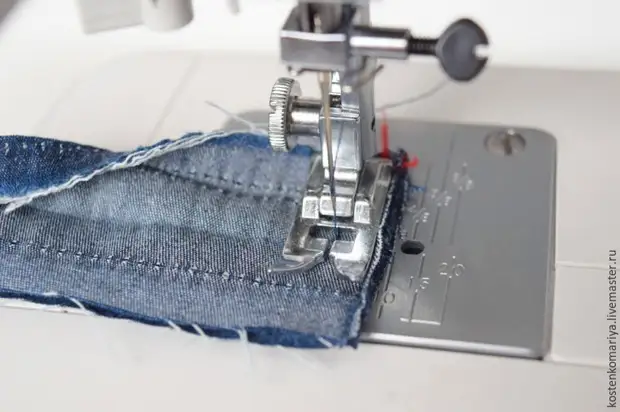 Hvordan man ryger jeans, forlader produktionsfejl