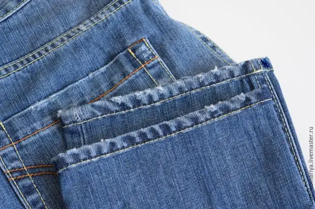 Hvordan man ryger jeans, forlader produktionsfejl