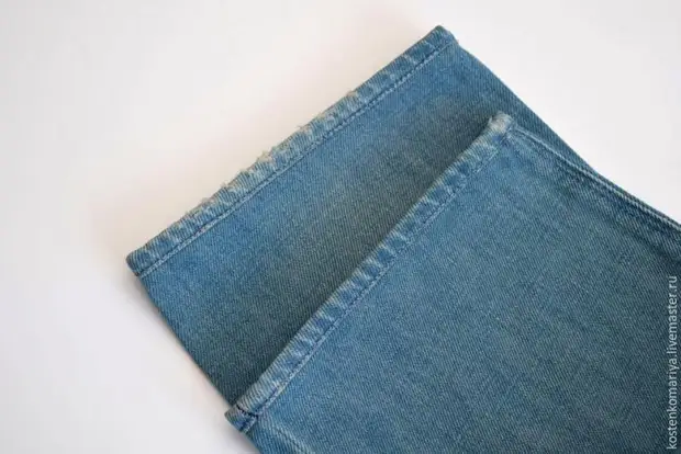 Hvordan man ryger jeans, forlader produktionsfejl