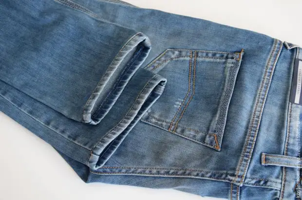 Hvordan man ryger jeans, forlader produktionsfejl