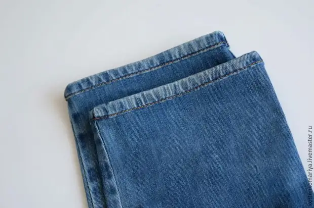 Hvordan man ryger jeans, forlader produktionsfejl